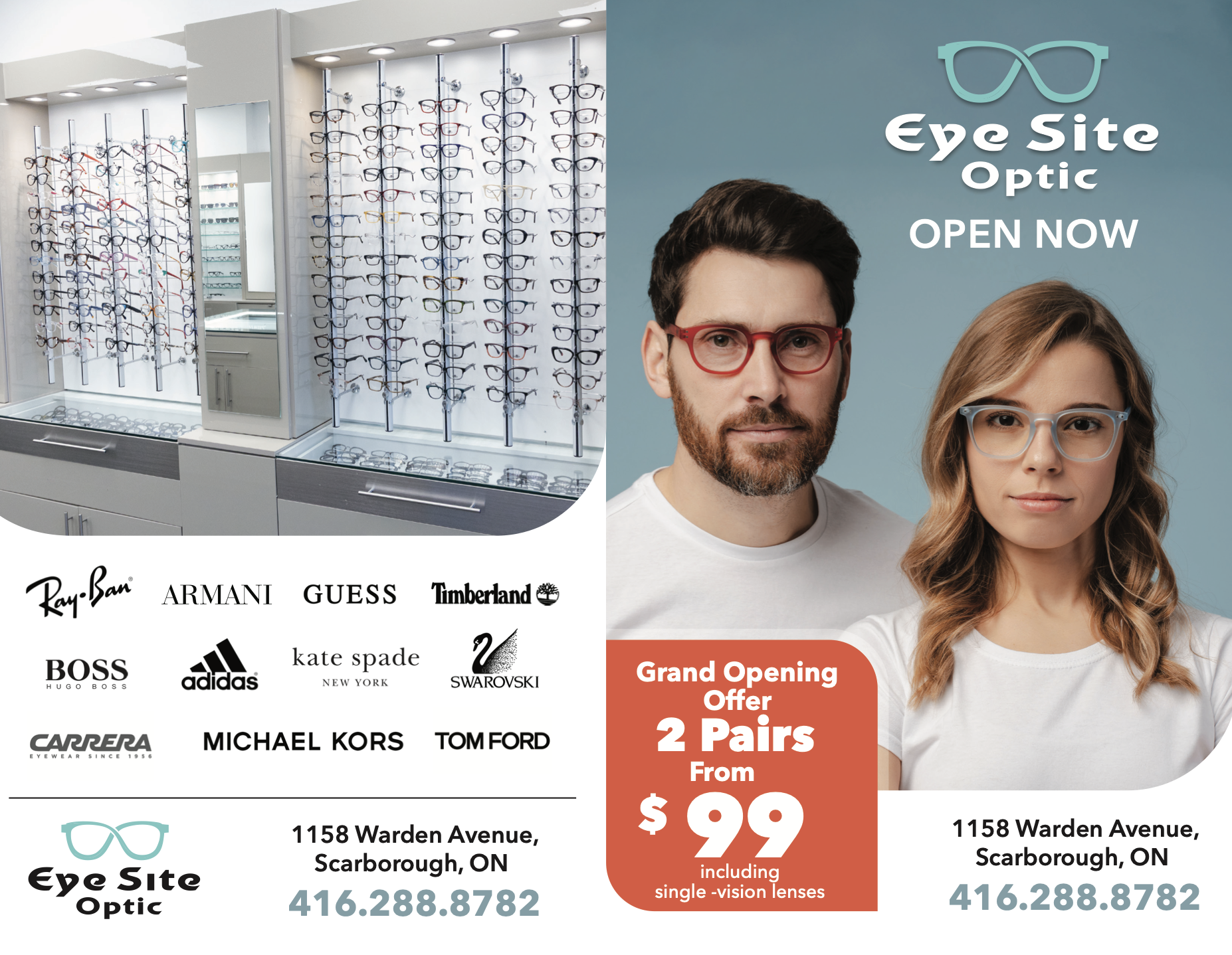 Optometrist performing an eye exam in Scarborough